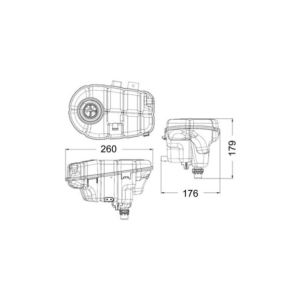 Expansionskärl, kylvätska Mahle CRT 60 000S MAHLE