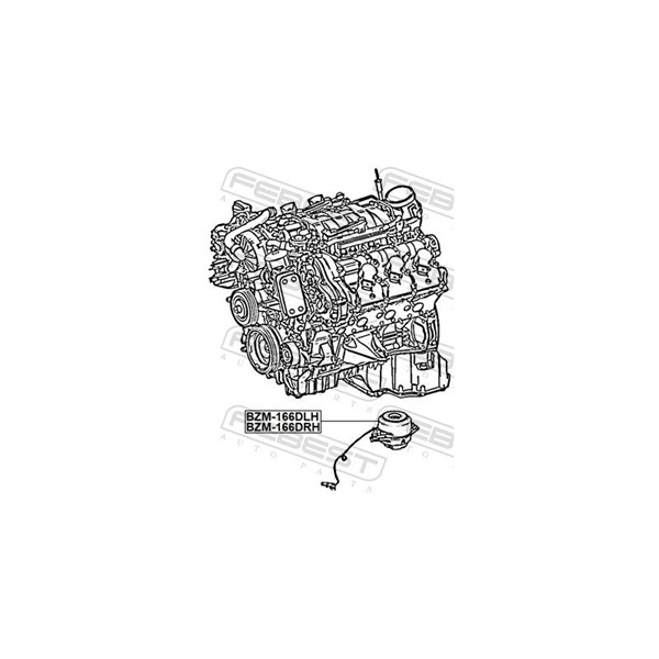 Motorkudde, Höger Febest BZM-166DRH FEBEST