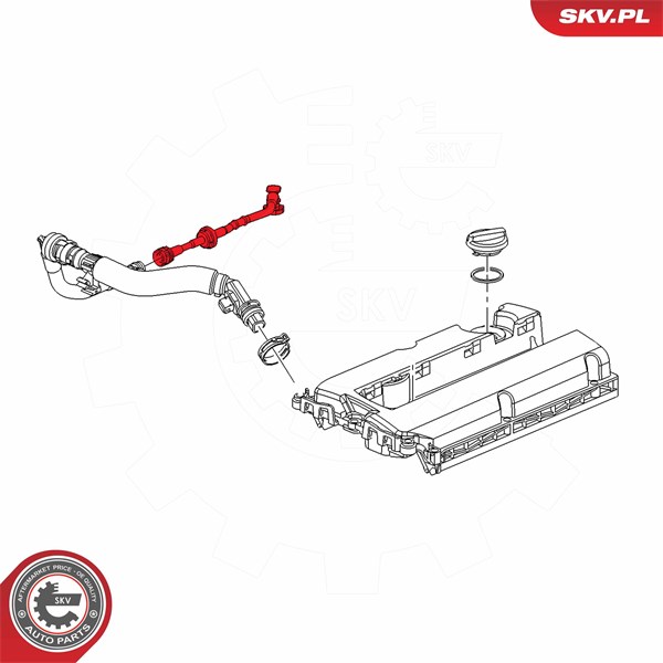 Ventil, vevhusventilation Esen skv 54SKV574 ESEN SKV