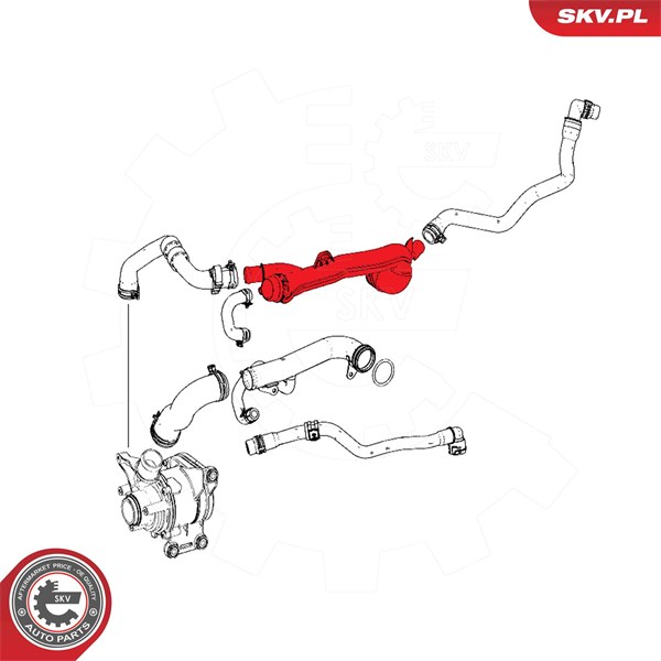 Kylvätskerör Esen skv 54SKV820 ESEN SKV Kylvätskerör Esen skv 54SKV820 ESEN SKV