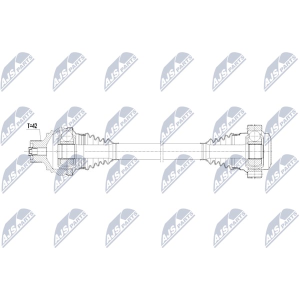 Drivaxel, Bakaxel höger Nty NPW-AU-084 NTY