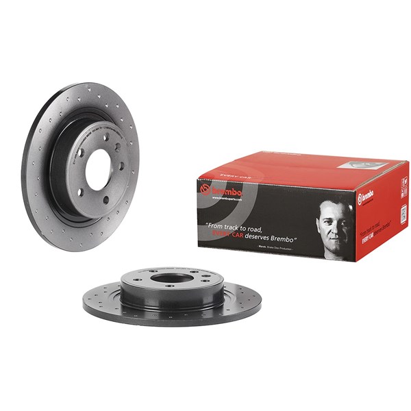 Bromsskiva Solid, Bakaxel Brembo 08.B351.1X BREMBO