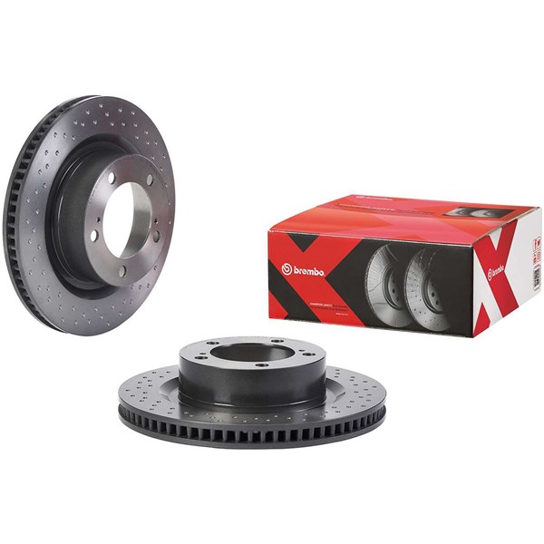 Bromsskiva Hålad/ventilerad, Framaxel Brembo 09.C500.1X BREMBO