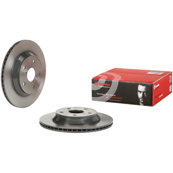 Bromsskiva Ventilerad, Bakaxel Brembo 09.D767.21 BREMBO