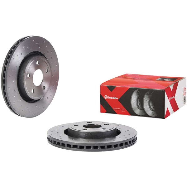 Bromsskiva Hålad/ventilerad, Framaxel Brembo 09.N236.2X BREMBO