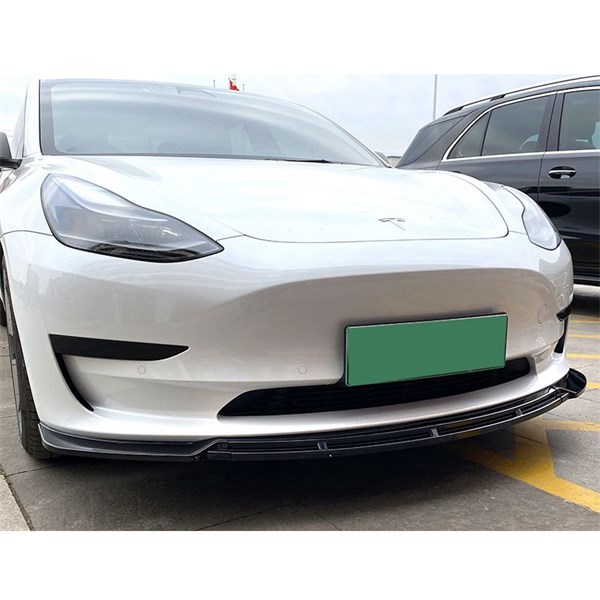 Front Spoiler Lip Tesla Model 3 2017-2024 Autostyle DX VTS03 AutoStyle