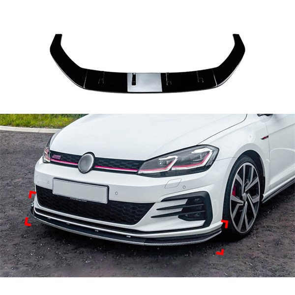 Front Spoiler Lip VW Golf VII GTi/GTD/R/R-Line Autostyle DX VVW27 AutoStyle Front Spoiler Lip VW Golf VII GTi/GTD/R/R-Line Autostyle DX VVW27 AutoStyle