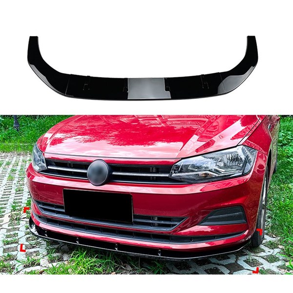 Front Spoiler VW Polo (AW) 2017- excl. R-Line/GTi Autostyle DX VV AutoStyle Front Spoiler VW Polo (AW) 2017- excl. R-Line/GTi Autostyle DX VV AutoStyle