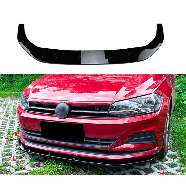 Front Spoiler VW Polo (AW) 2017- excl. R-Line/GTi Autostyle DX VV AutoStyle