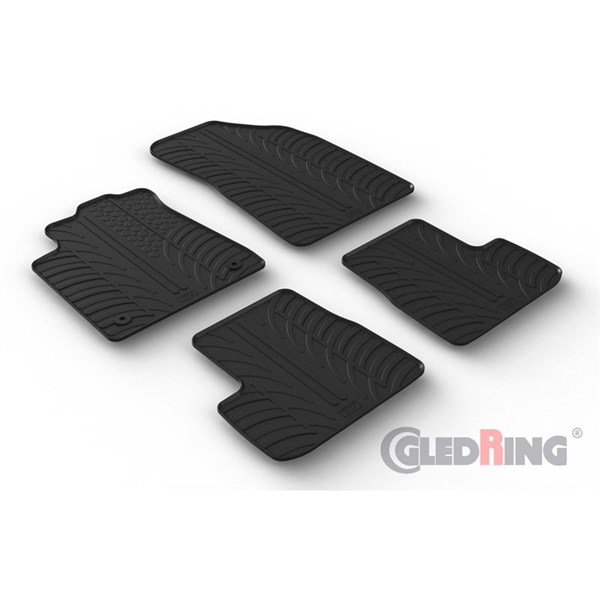 Gummimatta, kupé Citroen C3 IV excl. e-C3 2024-, Fram eller bak G GledRing