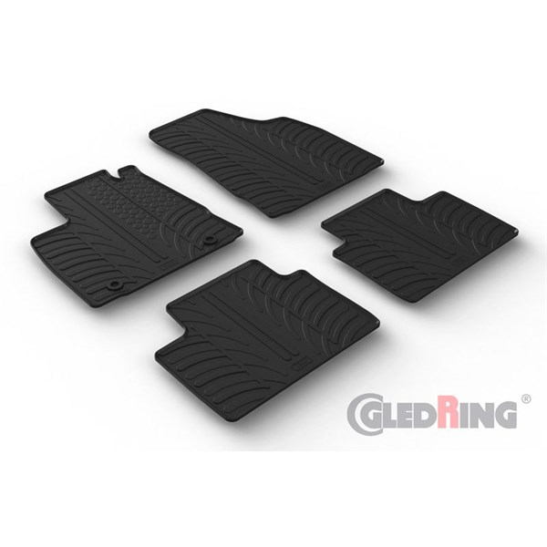 Gummimatta, kupé MG 3 Hybrid+ 2024-, Fram eller bak Gledring GL 0 GledRing