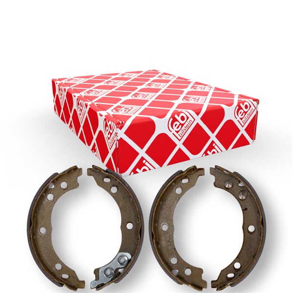 Bromsbackar, sats, parkeringsbroms, Bakaxel Febi bilstein 184666 FEBI BILSTEIN