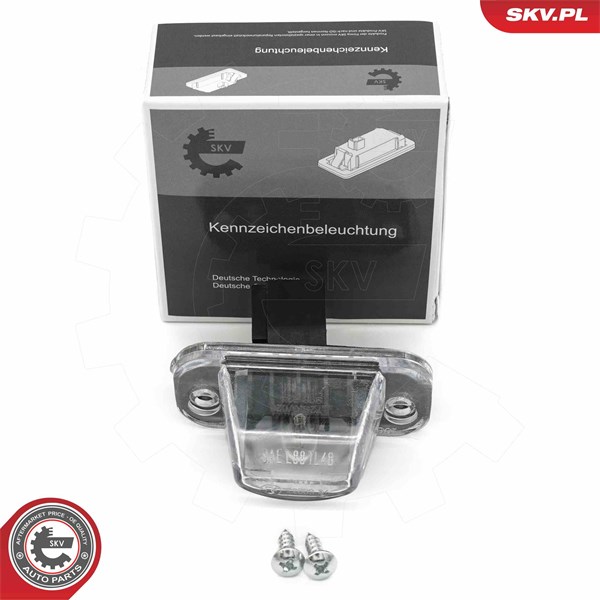 Belysning, registreringsskylt, Höger, Vänster Esen skv 72SKV020 ESEN SKV Belysning, registreringsskylt, Höger, Vänster Esen skv 72SKV020 ESEN SKV