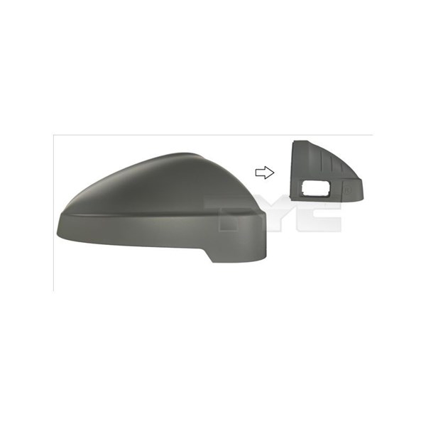 Kåpa, yttre spegel, Vänster Tyc 302-0114-2 TYC