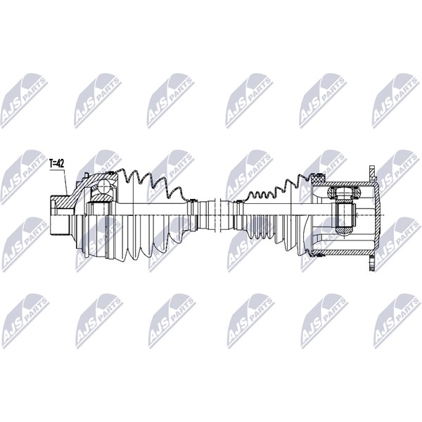 Drivaxel, Framaxel Nty NPW-AU-115 NTY