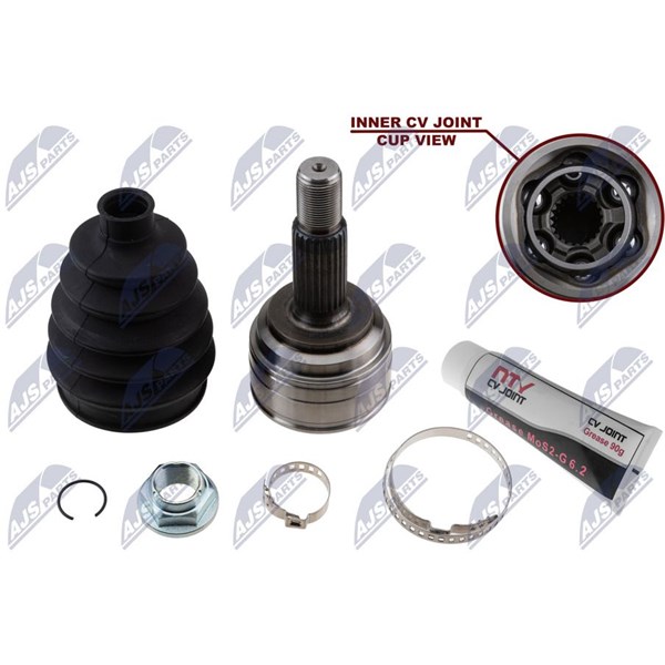 Drivknut, framaxel höger, framaxel vänster Nty NPZ-FR-059 NTY