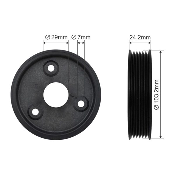Spännrulle, kilrem/drivrem Nty RKP-RE-021 NTY Spännrulle, kilrem/drivrem Nty RKP-RE-021 NTY
