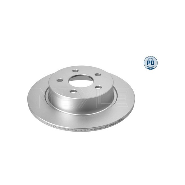 Bromsskiva Solid, Bakaxel Meyle 715 523 0039/PD MEYLE