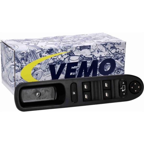 Brytare, fönsterhiss, Förarsida Vemo V42-73-0041 VEMO