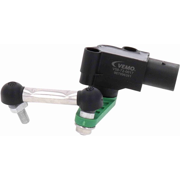 Sensor, lysviddsreglering, Vänster fram Vemo V58-72-0017 VEMO