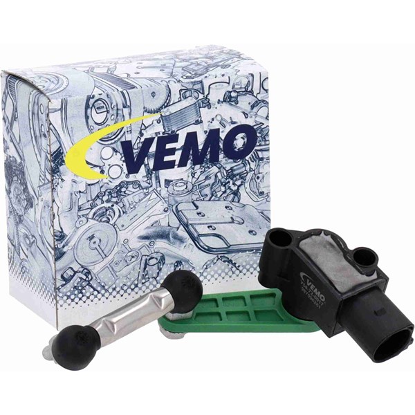 Sensor, lysviddsreglering, Vänster fram Vemo V58-72-0017 VEMO