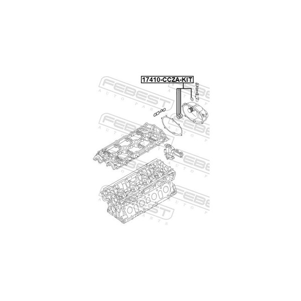 Packning, oljetrycksreglerventil Febest 17410-CCZA-KIT FEBEST Packning, oljetrycksreglerventil Febest 17410-CCZA-KIT FEBEST