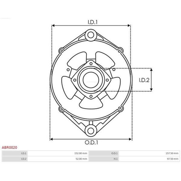 Skyddskåpa, generator As-pl ABR0020 AS-PL