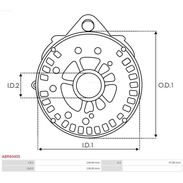 Skyddskåpa, generator As-pl ABR6040S AS-PL