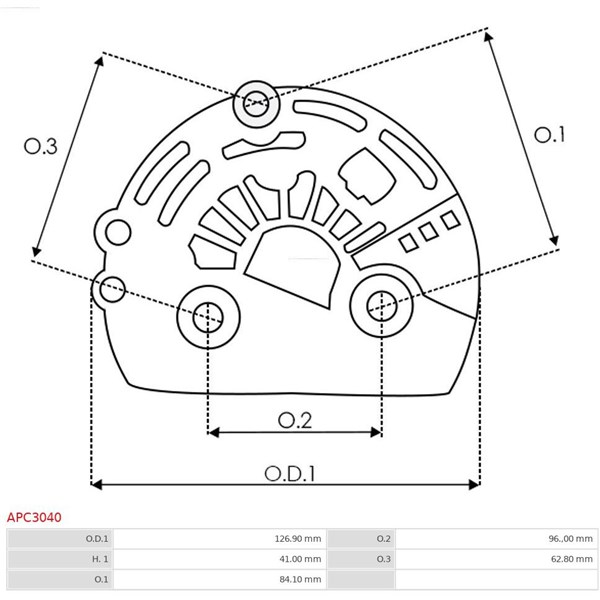 Skyddskåpa, generator As-pl APC3040 AS-PL