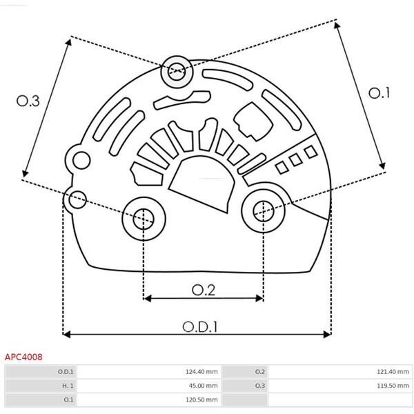Skyddskåpa, generator As-pl APC4008 AS-PL