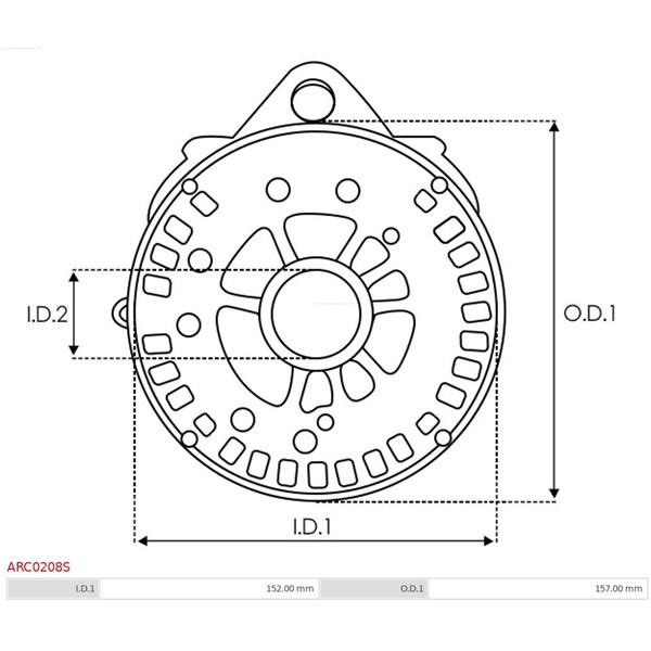 Skyddskåpa, generator As-pl ARC0208S AS-PL
