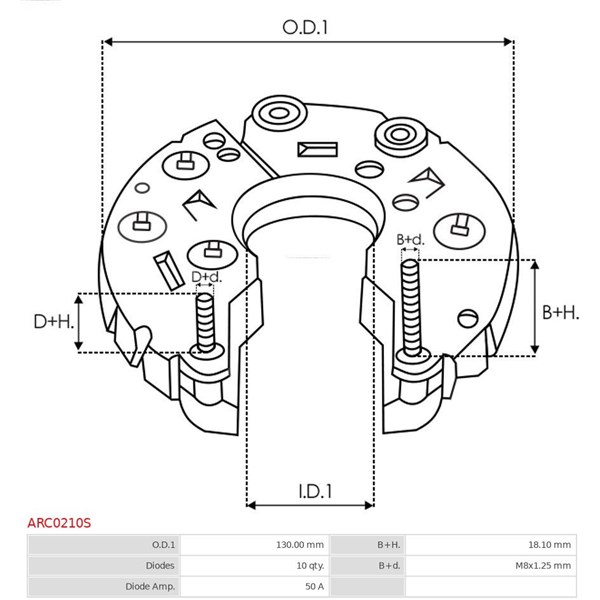 Skyddskåpa, generator As-pl ARC0210S AS-PL