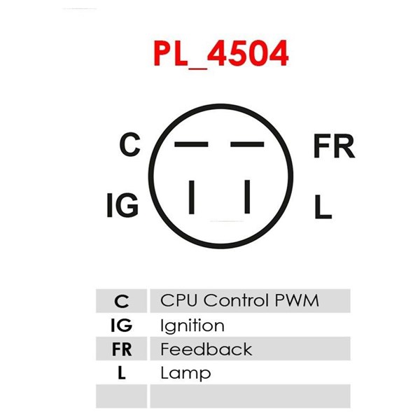 Generatorregulator 12V As-pl ARE5045 AS-PL