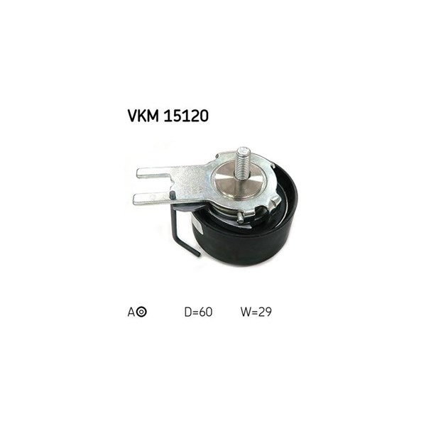 Spännrulle, kamrem, Vänster Skf VKM 15120 SKF