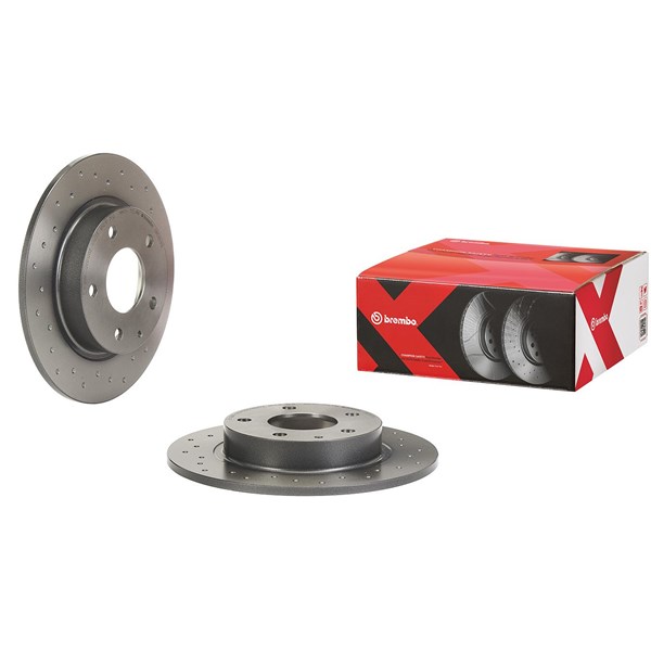 Bromsskiva Solid, Bakaxel Brembo 08.C653.1X BREMBO