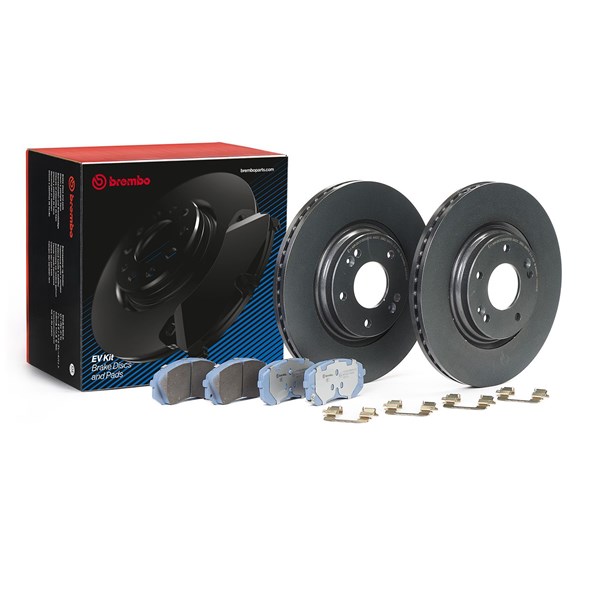 Bromssats, Skivbroms Ventilerad, Framaxel Brembo KT 08 014 BREMBO