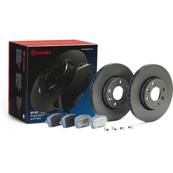 Bromssats, Skivbroms Ventilerad, Framaxel Brembo KT 08 031 BREMBO