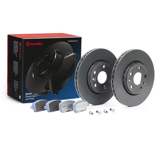 Bromssats, Skivbroms Ventilerad, Framaxel Brembo KT 08 035 BREMBO