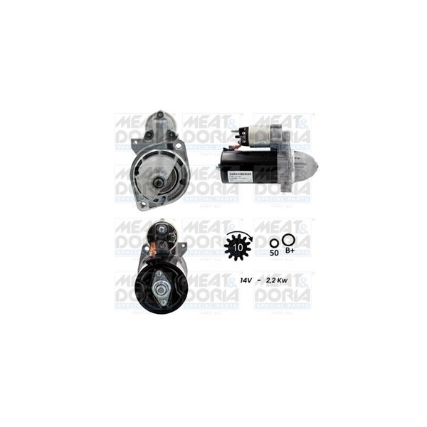 Startmotor 12V Meat & doria 5010004G MEAT & DORIA