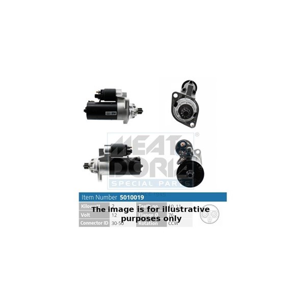Startmotor 12V Meat & doria 5010019G MEAT & DORIA