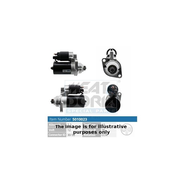 Startmotor 12V Meat & doria 5010023G MEAT & DORIA