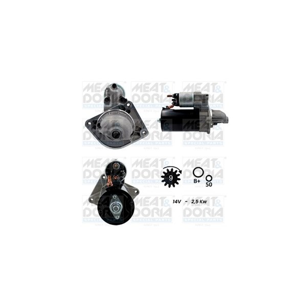 Startmotor 12V Meat & doria 5010041G MEAT & DORIA