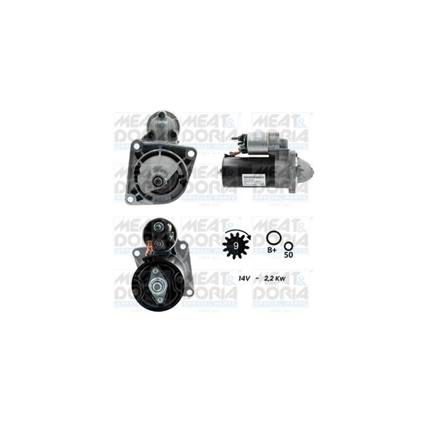 Startmotor 12V Meat & doria 5010046G MEAT & DORIA