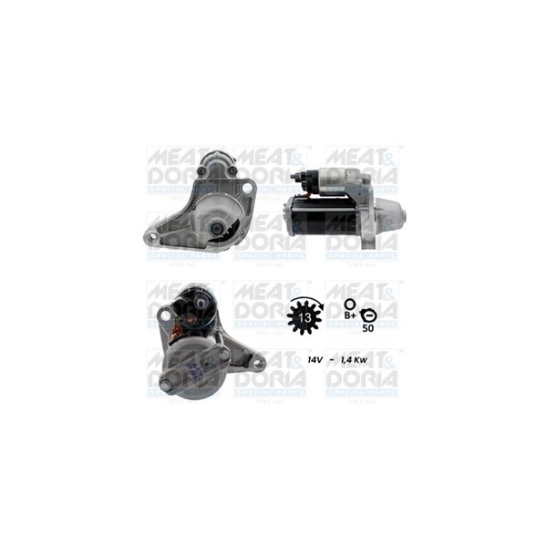Startmotor 12V Meat & doria 5010054G MEAT & DORIA