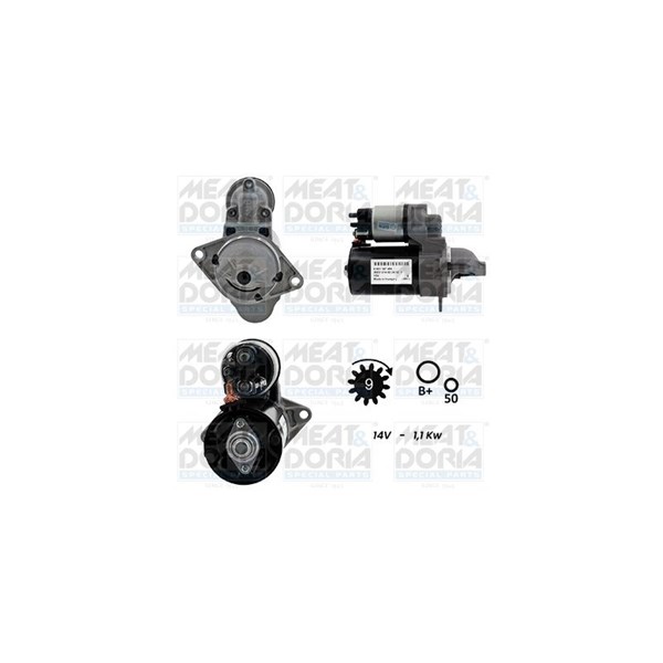 Startmotor 12V Meat & doria 5010139G MEAT & DORIA