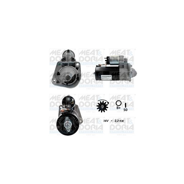 Startmotor 12V Meat & doria 5010208G MEAT & DORIA