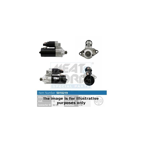 Startmotor 12V Meat & doria 5010219G MEAT & DORIA