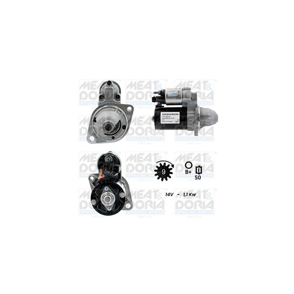 Startmotor 12V Meat & doria 5010241G MEAT & DORIA