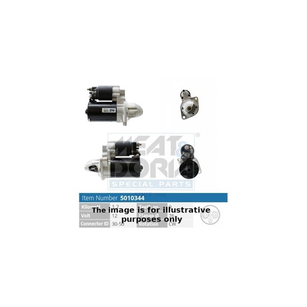 Startmotor 12V Meat & doria 5010344G MEAT & DORIA