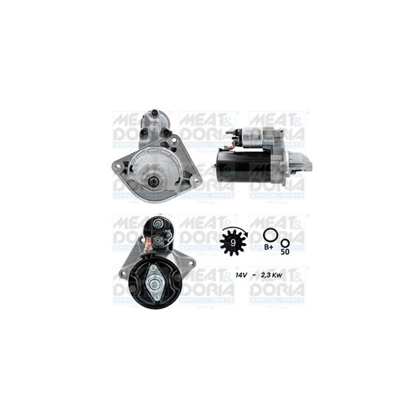 Startmotor 12V Meat & doria 5010366G MEAT & DORIA
